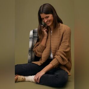 NWT Anthropologie Deep-V Cardigan